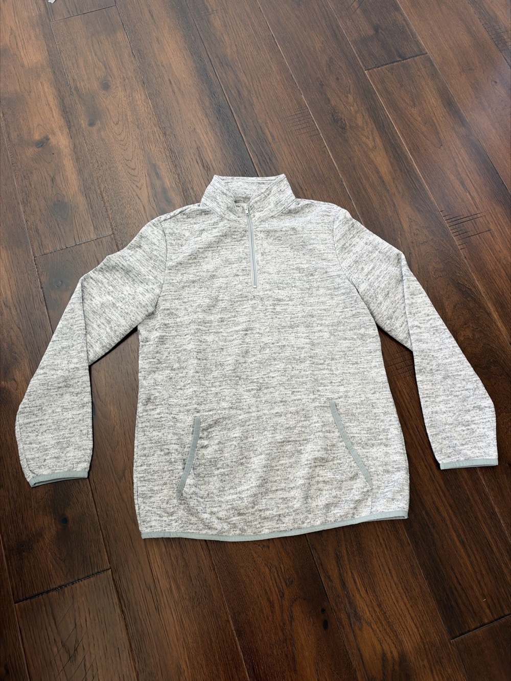 Gray Jacket quarter zip pullover